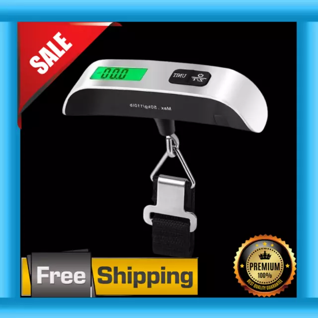 Hot Electronic Digital Hanging Scale Luggage Portable For Suitcase Travel Bags 3