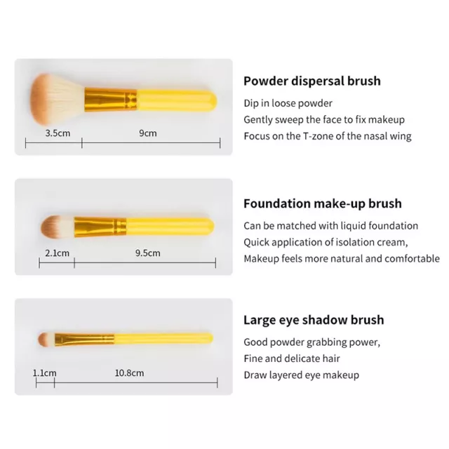 7pcs Professional Makeup Brush Set Foundation Blusher Cosmetic Make Up Brushes 2