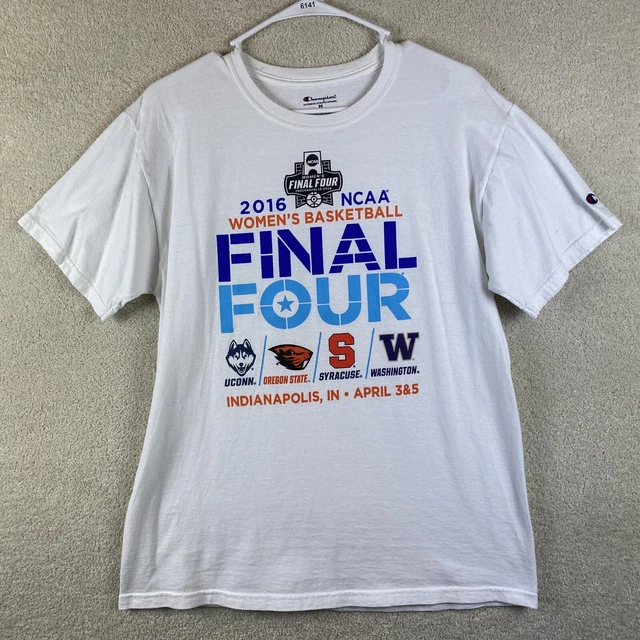 2016 Shirt NCAA Womens Final Four UCONN Huskies Size Medium Short Sleeve Shirt