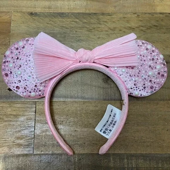 Millennial Pink Bow Limited Headband BaubleBar Disney~ Parks Minnie Ears