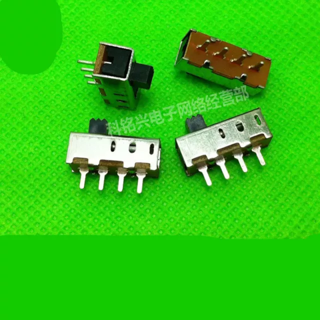 10 pz interruttore a scorrimento pannello PCB 4 pin 3 posizioni SP3T 0,5 A 50 V DC SS13F11-G5