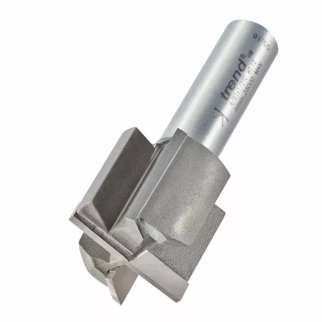 Trend Professional Two Flute Straight Router Cutter 30mm 25mm 1/2"