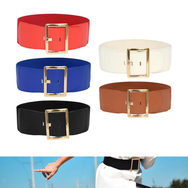 Women's Stretch Belt ,Cinch Belt ,Wide Elastic Belt, Chic ,Soft Vintage Style,
