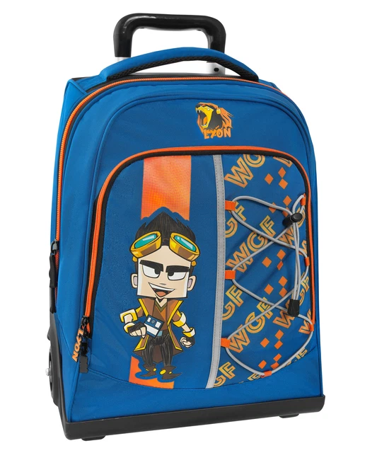 Panini Rucksack Lyon Gamer 66997 – Kordelzugbeutel Mit Reflektierenden Details, 41x34 Cm