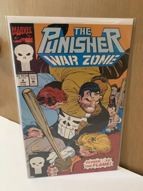Punisher War Zone 4 🔥1992 Closer To The Flame🔥Frank Castle🔥Comics🔥NM-