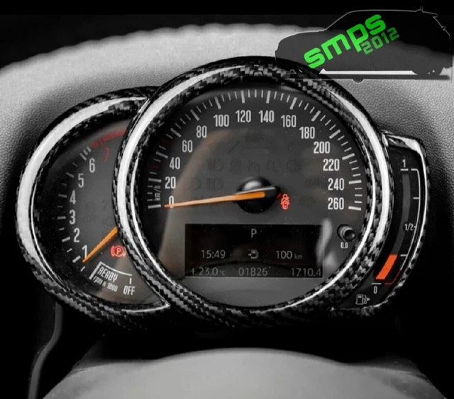 MINI COOPER GEN 3 F54 Clubman Carbone Fibre Contour De Compteur Vitesse