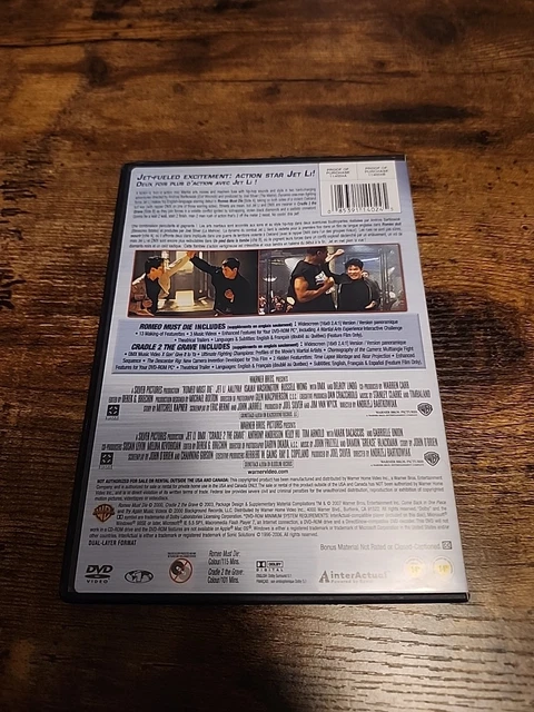1.1 ACTION Double Feature: Romeo Must Die/Cradle 2 The Grave (DVD) $5. ...
