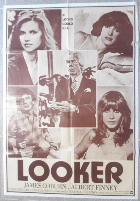 LOOKER Lebanese/English 27.5x39.6" Portrai Style Film Movie Poster 1981 VF (C8)