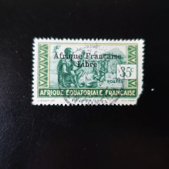 France French Equatorial Africa Colony Aef N°164 Free Obliterated