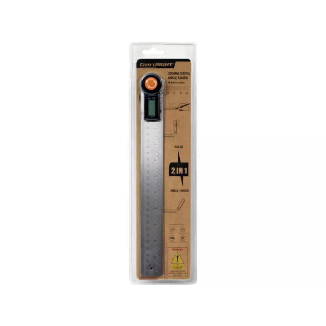 CRAFTRIGHT 300MM DIGITAL Angle Finder hand tools workshop