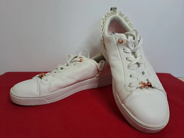 Astrina ruffle detail trainers store