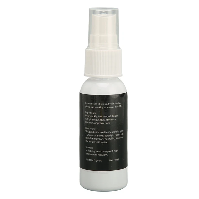 Smettere di fumare spray con 30 cerotti per proteggere i polmoni erbe portatili smettere di fumare FST
