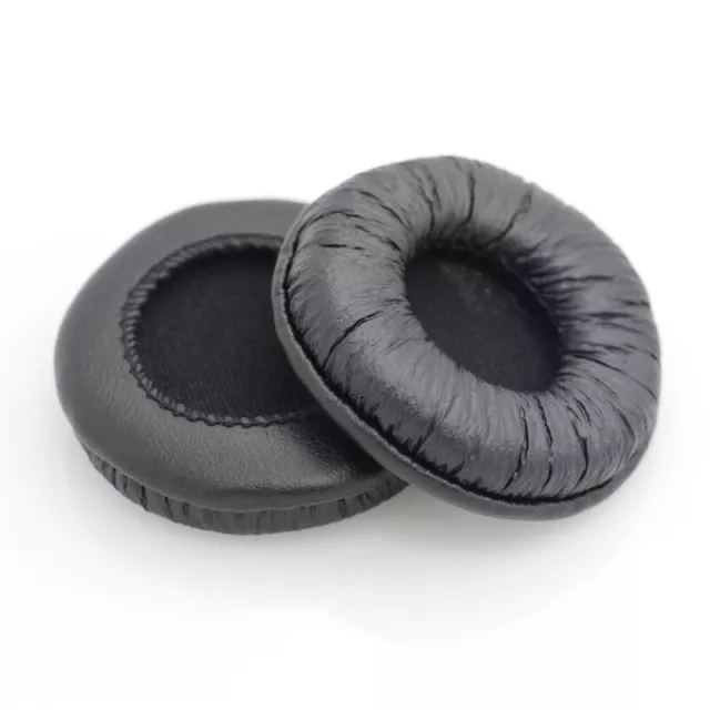 1 Pair Of Black Earcups For Sennheiser PX200/100 Headphones With Cotton Covers