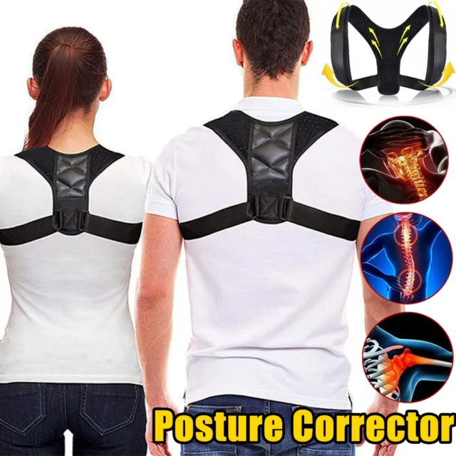 Adjustable Posture Corrector Back Support Shoulder Brace Belt Men&Women Clavicle