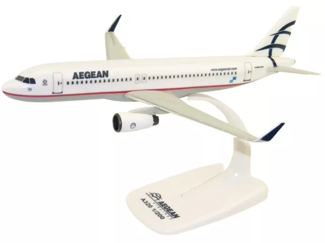 PPC Aegean Airlines Airbus A320-200 Desk Top Display Jet Model 1/200 AV Airplane