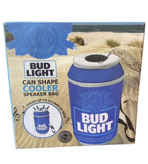 Bud Light Can Shape Cooler Speaker Bag