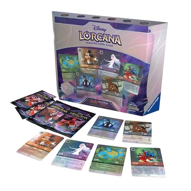 TCG DISNEY 100 Collector Lorcana Rise Of The Floodborn PREORDER CONFIRMED £199.00 PicClick UK TCG DISNEY 100 Collector Lorcana Rise Of The Floodborn PREORDER CONFIRMED £199.00 PicClick UK
