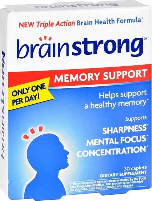 Soporte de memoria BrainStrong de BrainStrong, paquete de 30 cápsulas 1