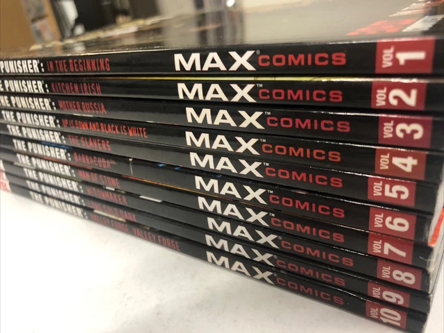 The Punisher (2005) Vol.1-10 (NM) Max Comics| Explicit Content| Complete Set-TPB