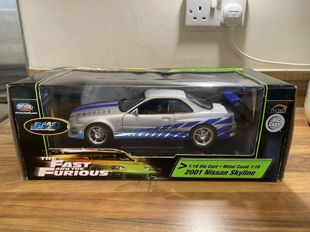 ミニカー FAST&FURIOUS 2001 NISSAN SKYLINE 1/18 FAST&FURIOUS 2001 NISSAN SKYLINE 1/18