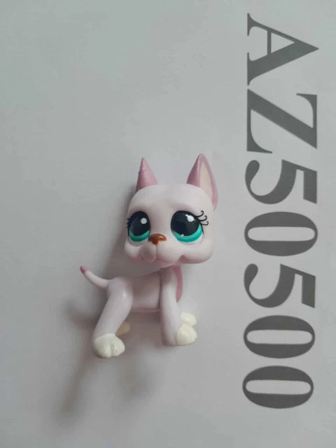Figurine LPS (Littlest Pet Shop) Dogue Argentin / Danois Ref 1022 - Occasion, Marque Hasbro