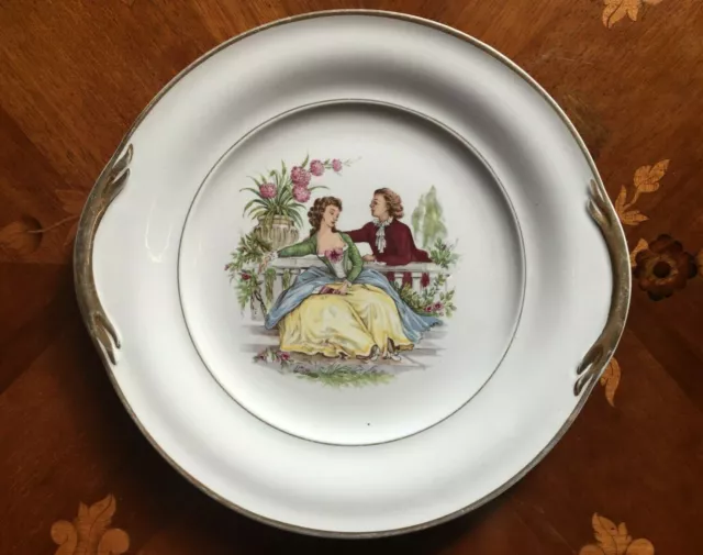 Vaisselle ancienne - Plat /Assiette en céramique St Amand Céranord,-  Fragonard