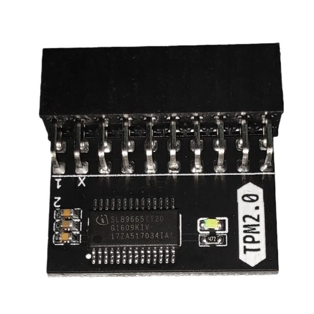 Module De Sécurité TPM 2.0 De Remplacement - 20 Broches (2x10P) - Pour Carte Mère Compatible Windows 11