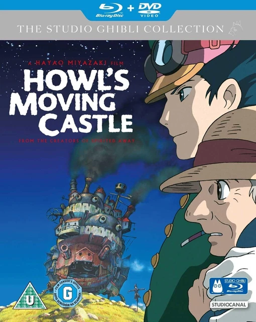 HOWL'S MOVING CASTLE Studio Ghibli Brand New & Sealed Blu Ray & Dvd Hmc ...