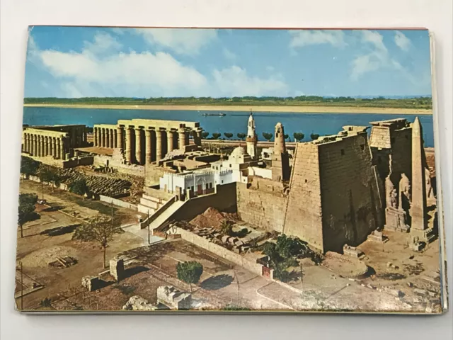Vintage Postcards 20 ct Upper Egypt Foldout Fold Out Folding Book Travel Unused