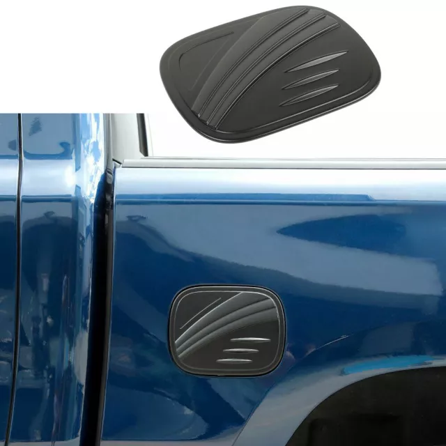 Exterior Fuel Filler Door Gas Tank Cap Cover Trim For Dodge RAM 1500 2018+ Black