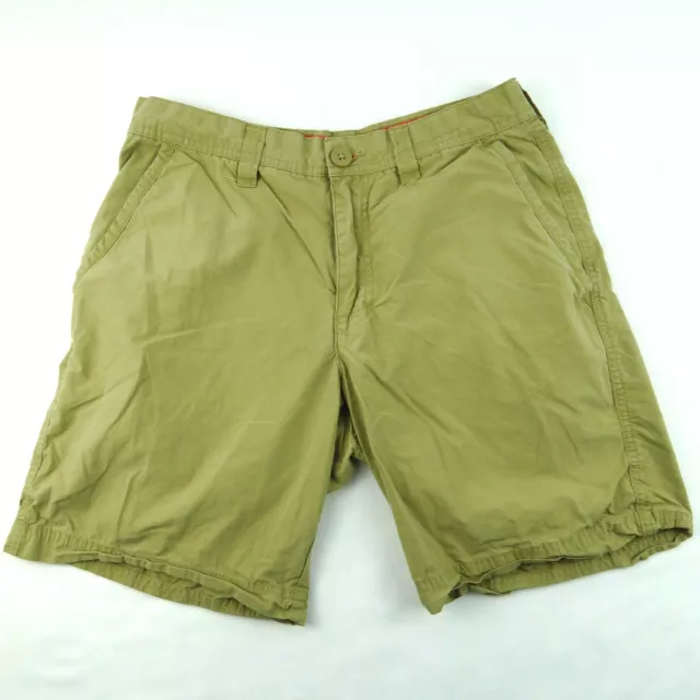 Columbia Sportswear Men's Khaki Canvas Short 30x8 Tan Beige Outdoor Fishing