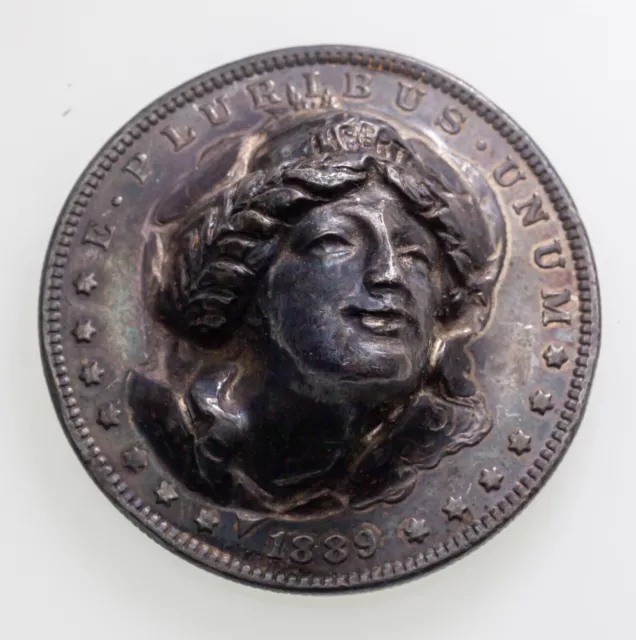 1889 Morgan Dollar Coin "Liberty Head Pop Out" Gorgeous Collectible!