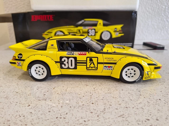MAZDA RX7 - BLACK - PLAIN BODY RACECAR - LE of 500 - 1:18