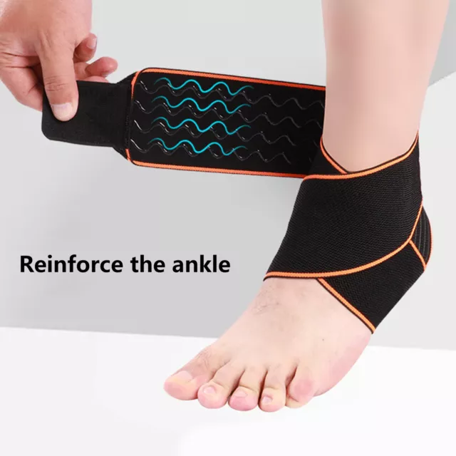 1pc Ankle Support Elastic Bandage Injury Recovery Sports Compression Ankle