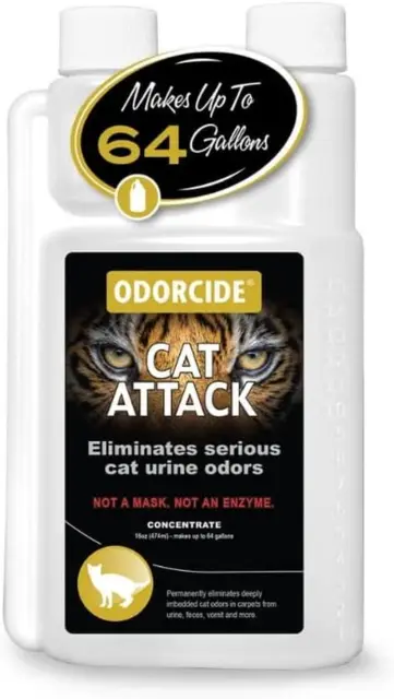 Odorcide Cat Attack Concentrate Odor Eliminator-Cat Odor Eliminator for Strong O