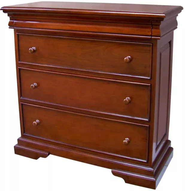 Mahogany Chest of Drawers | 4 Drawers | Louis Philippe Sleigh Style NEW CHT074