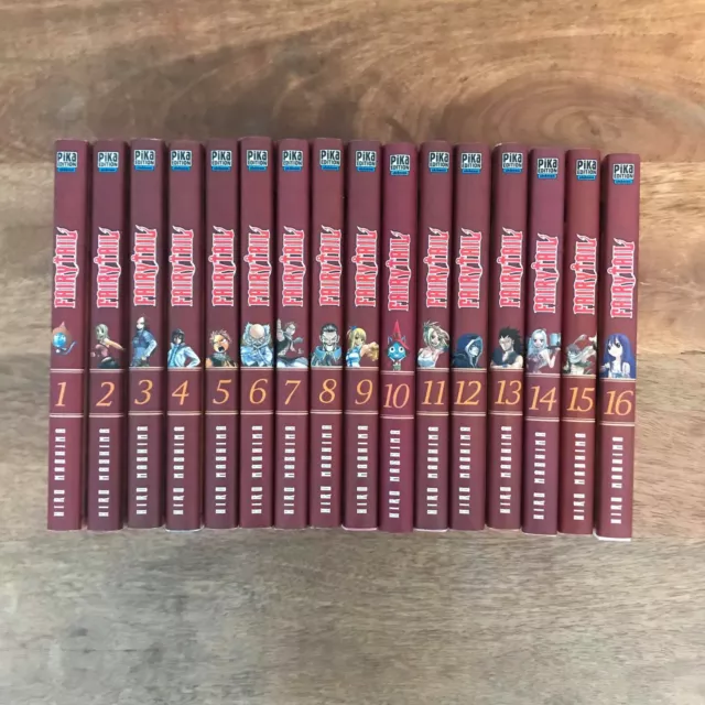 Lot Manga Fairy Tail Tome 1 A 16 Inclus