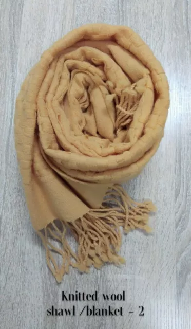 Wrap/shawl/blanket /scarf women Discounted 100% merino wool warm soft 2