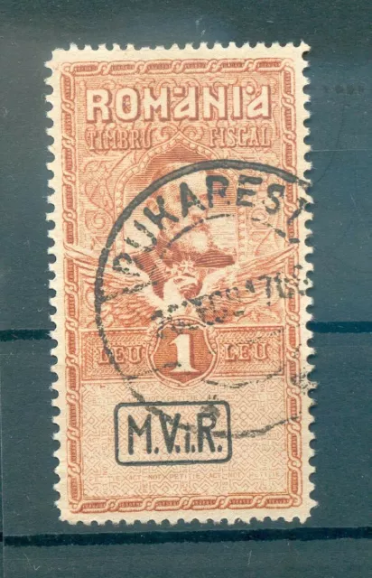 Rumänien Kriegssteuer IX FISKALMARKE 1L gest. 30EUR (73671