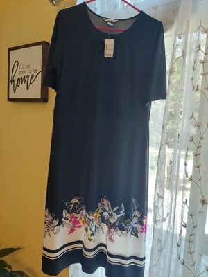 Christopher & Banks women's Maxi dress, short sleeve NWT Size Medium