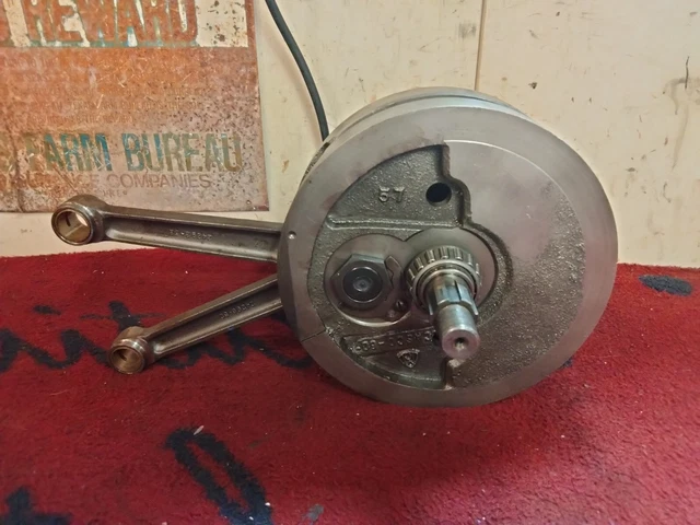 1957-1976 Harley-Davidson Ironhead Sportster Motor Flywheel Assembly Crank Rods