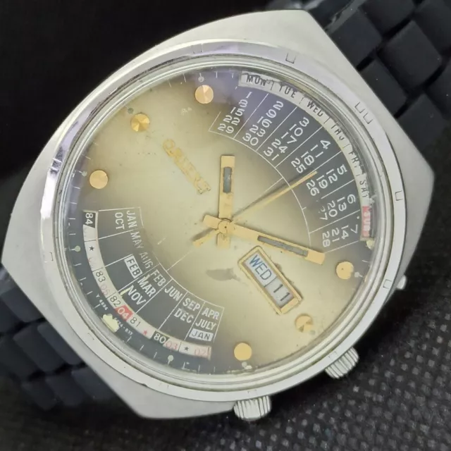 VINTAGE ORIENT 100 YEARS AUTO JAPAN MENS ORIGINAL DIAL WATCH 562c-a298761-1