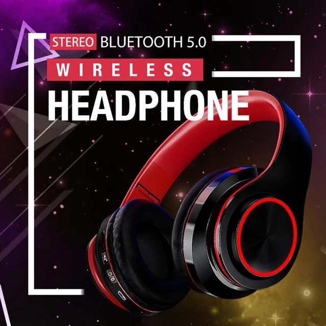 Bluetooth 5.0 Wireless Earphones Foldable Headset Stereo Headphones Headset