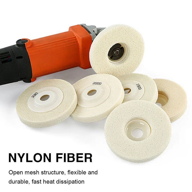 Sponge Fiber Polishing Sheet For Stone Renovation,4'' Sponge Pad Fiber N5D8