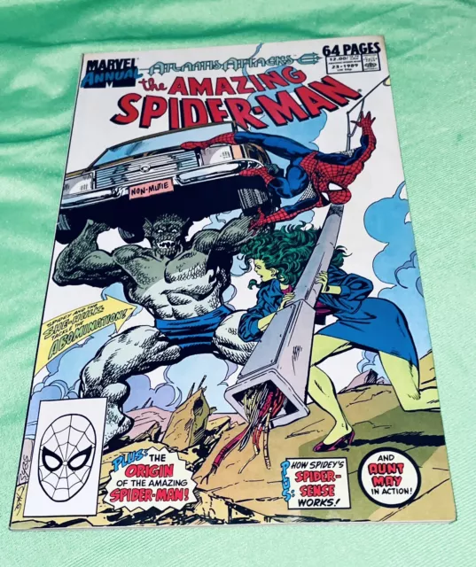 Marvel Comics The Amazing Spider-Man 23 Annual Atlantis Attacks 64 Pages 1989