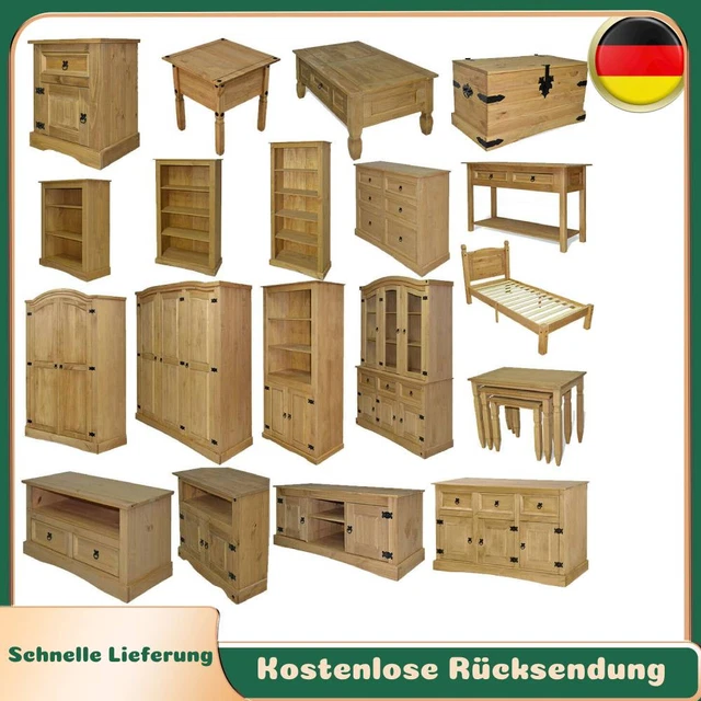 Melody Jane Puppenhaus Theke & Regal – Display-Schrank Für Miniatur-Laden | Maßstab 1:12 | Kiefer