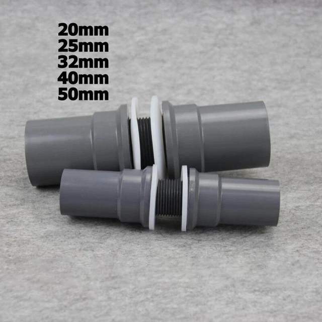 PVC AQUARIUM PIPE Connectors Water Tank Intake Joints Aquatic Fittings