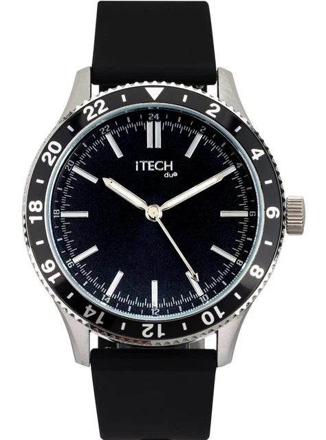 Touch Screen Diver Smartwatch Bluetooth Gps Camera Ios Android Analog Black