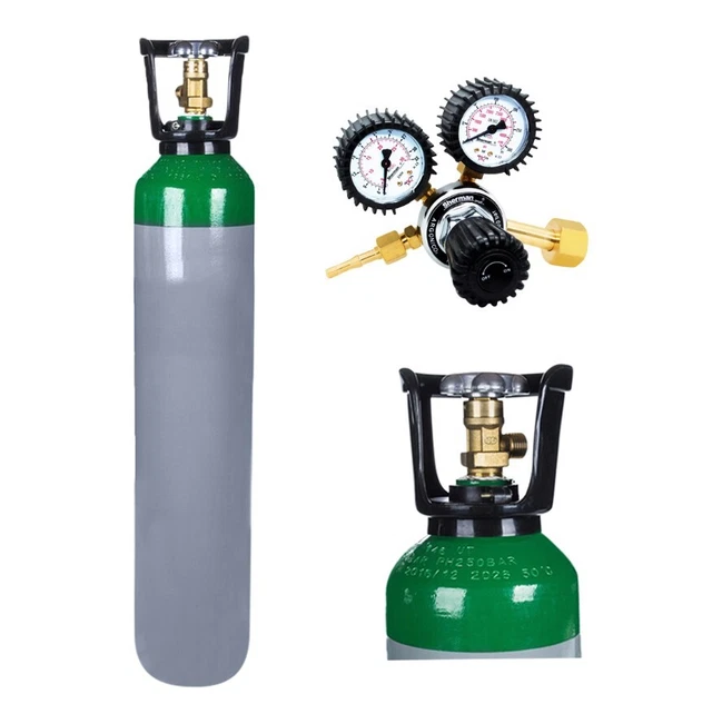 Bouteille Gaz Argon B10 Vogelmann 2.2m3 - 10L, 200 Bars, Pureté 99.998%