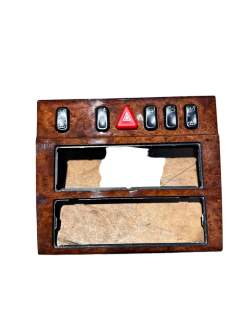 96-03 Mercedes E320 W210 E430 E55 AMG Center Dash Radio Climate Control Wood